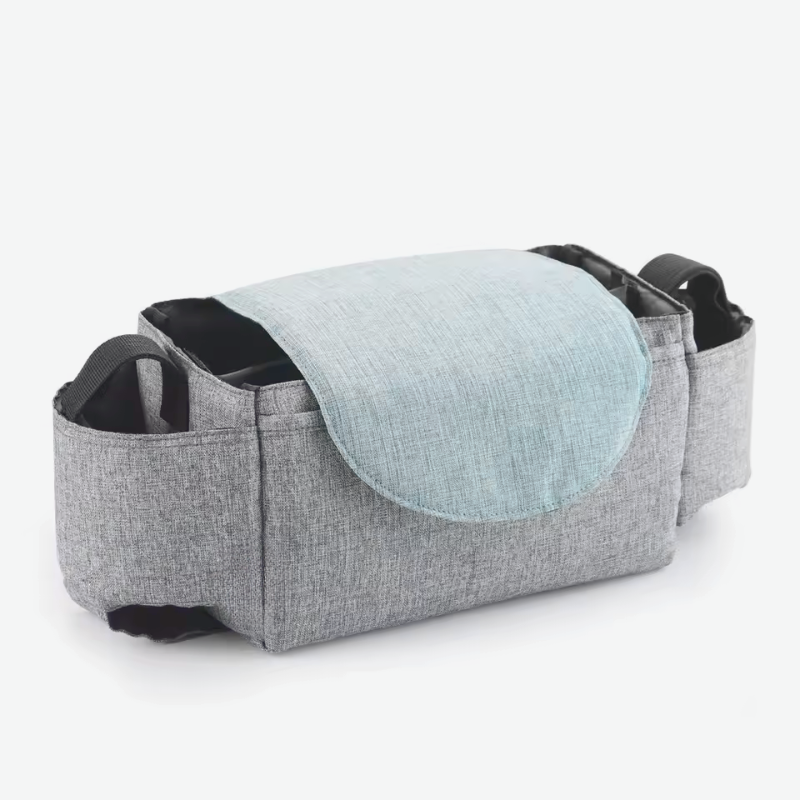 Small Baby Diaper Bag with Hasp Closure on a white background